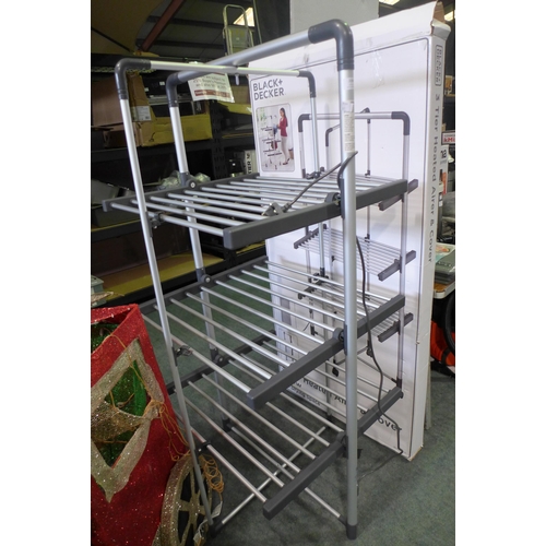 3366 - B&D Heated Tower Airer   , Original RRP £99.99 + VAT (317-367) *This lot is subject to VAT