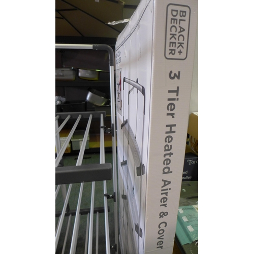 3366 - B&D Heated Tower Airer   , Original RRP £99.99 + VAT (317-367) *This lot is subject to VAT