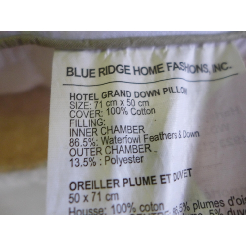 3375 - Hotel Grand Down Roll jumbo Pillows   (317-292) *This lot is subject to VAT