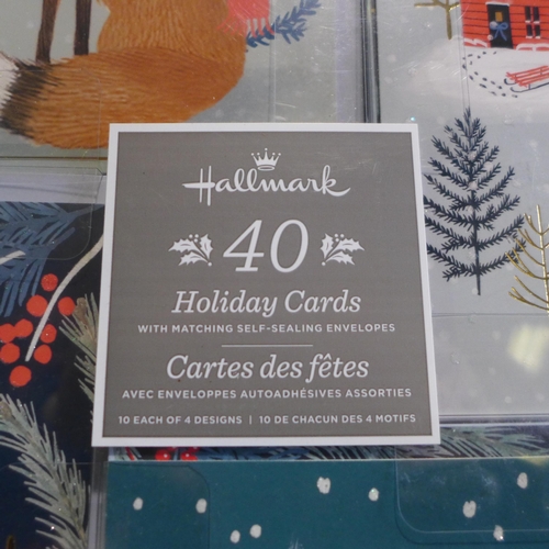 3378 - Hallmark Holiday Cards, Mesa Double Wall Mugs   (317-294,302) *This lot is subject to VAT