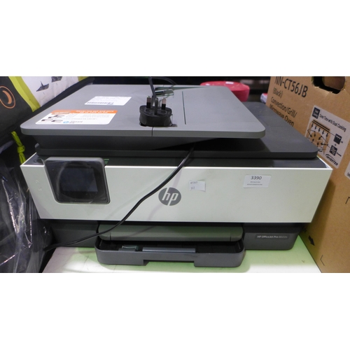 3390 - Hp Officeje Pro 8022E Aio Printer (Cp/Sc/Fx)   , Original RRP £127.99 + VAT (317-452) *This lot is s... 