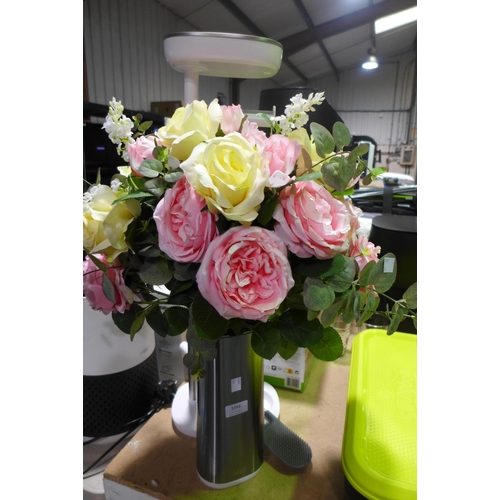 3399 - Rose Bouquet, Joseph Joseph Toilet Stand With Brush Toilet Butler (317-448,450) *This lot is subject... 