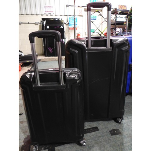 3186 - Samsonite Endure 2Pc Hardside Luggage Set  - Black (one cracked) Original RRP £119.99 + VAT (315-257... 