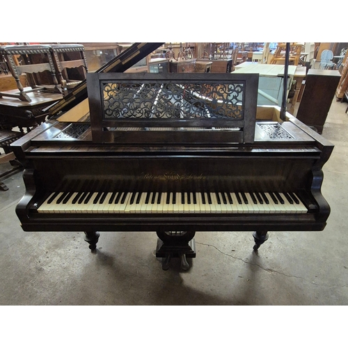 105 - A 19th Century French Erard rosewood baby grand piano. Sold with non-transferable Standard Ivory Dec... 