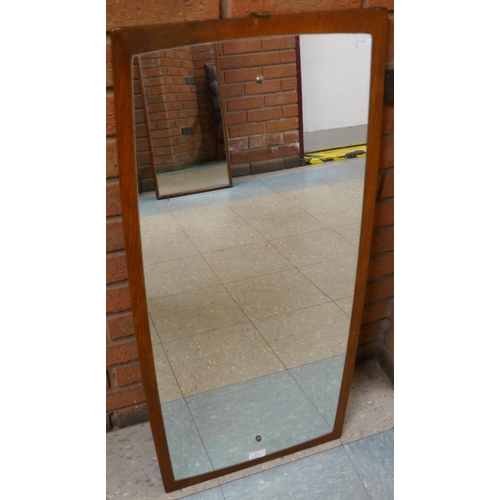 25 - A teak framed mirror
