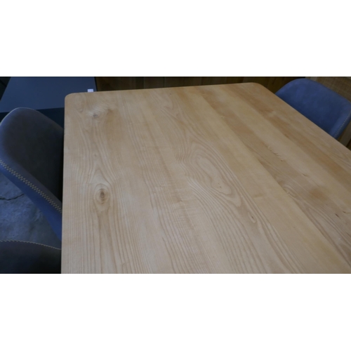 1332 - A 1.8m dining table and six Durado chairs