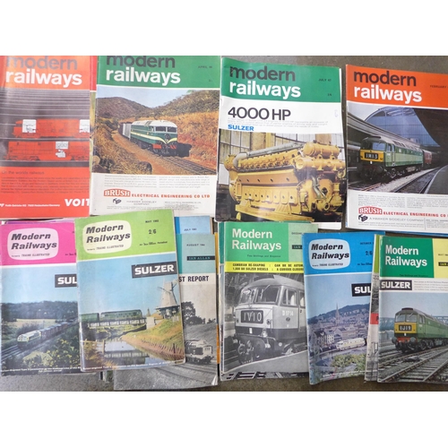 681 - 1960s Modern Railway magazines