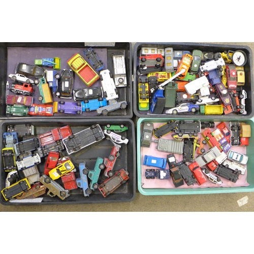 715 - A collection of Corgi, Matchbox, Lone Star and other die-cast model vehicles, playworn