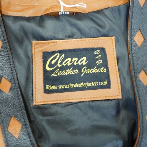 728 - A Clara Leather Jackets leather waistcoat as featured in the 1979 cult gang movie The Warriors