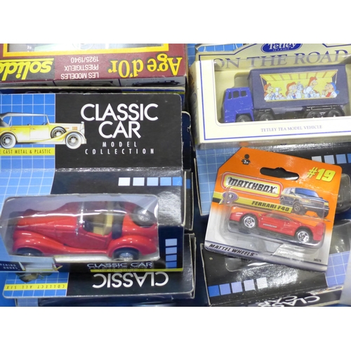 732 - A collection of die-cast model vehicles, majority boxed