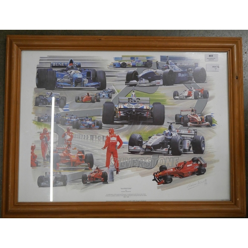 742 - Formula 1, Silverstone print by Graham Bosworth, '99