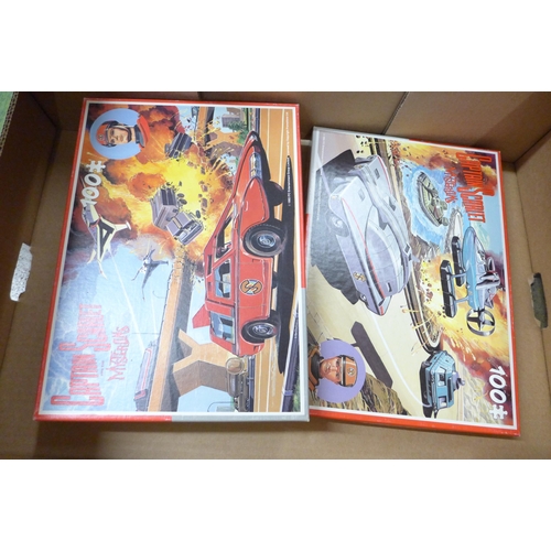 745 - Twelve jigsaw puzzles, Thunderbirds x 6 and Captain Scarlet x 6
