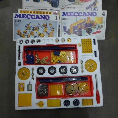 754 - Three 1970s/1980s Meccano sets