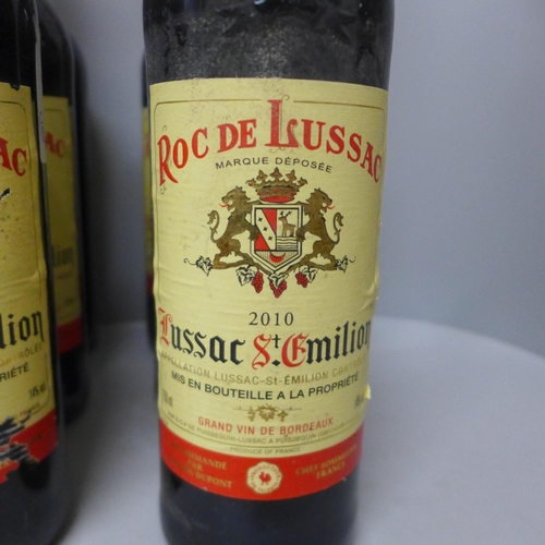 776 - Twelve bottles of Roc de Lussac St Emilion Bordeaux **PLEASE NOTE THIS LOT IS NOT ELIGIBLE FOR IN-HO... 