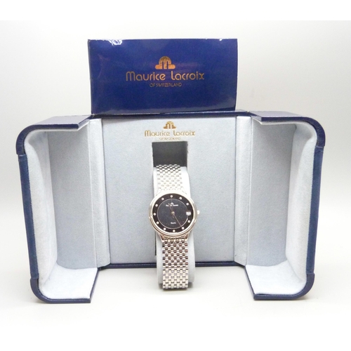 797 - A Maurice Lacroix wristwatch, boxed