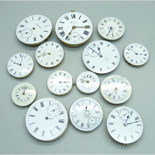 820 - Pocket watch movements