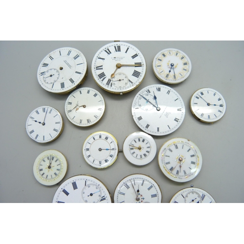 820 - Pocket watch movements