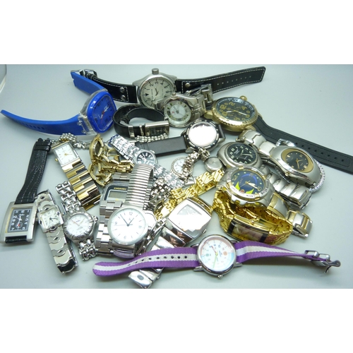 830 - Assorted lady's and gentleman's wristwatches