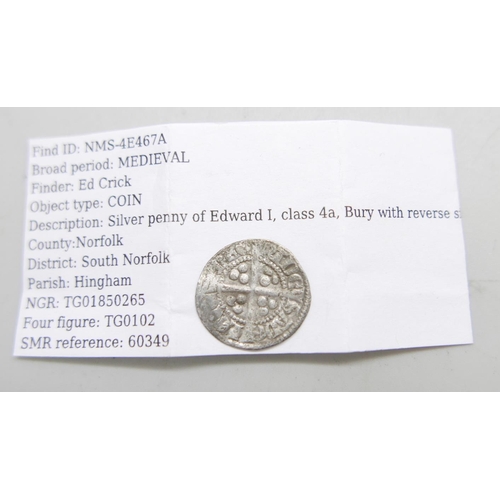 928 - Two Edward I silver pennies