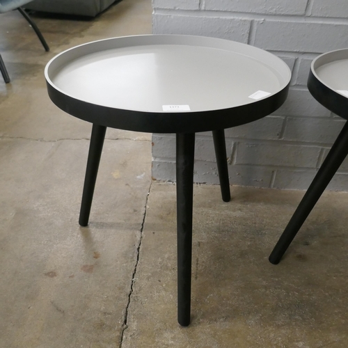1373 - A Sasha black and grey side table