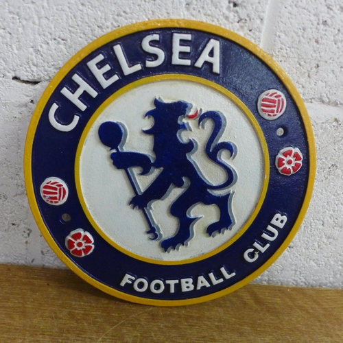 2072 - A Chelsea Football Club football plaque * this lot is subject to VAT