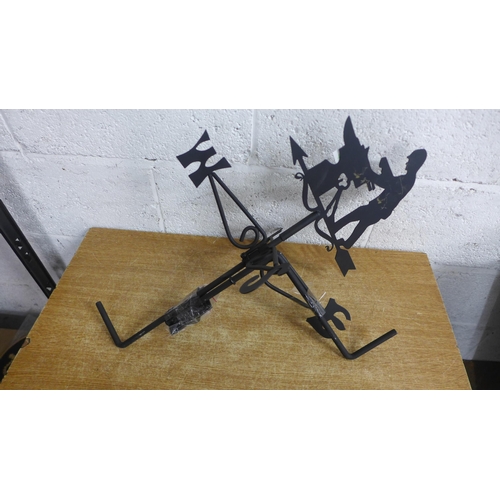 2093 - A light Blacksmith weather vane * this lot is subject to VAT