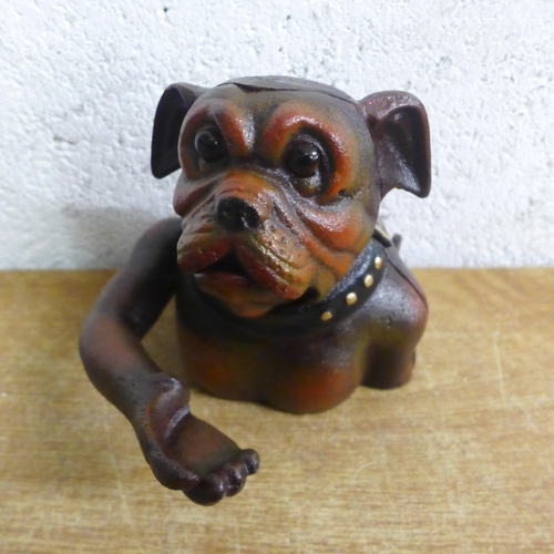 2097 - A dog money bank * this lot is subject to VAT