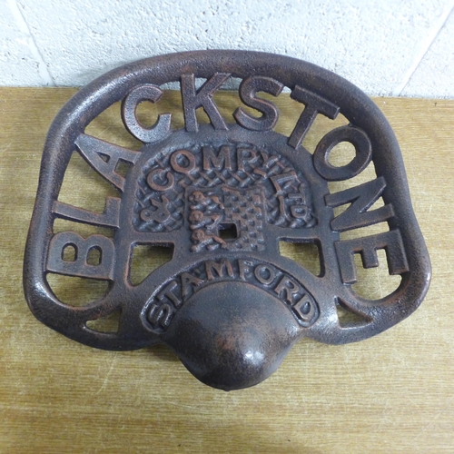 2111 - A Blackstone tractor seat * this lot is subject to VAT