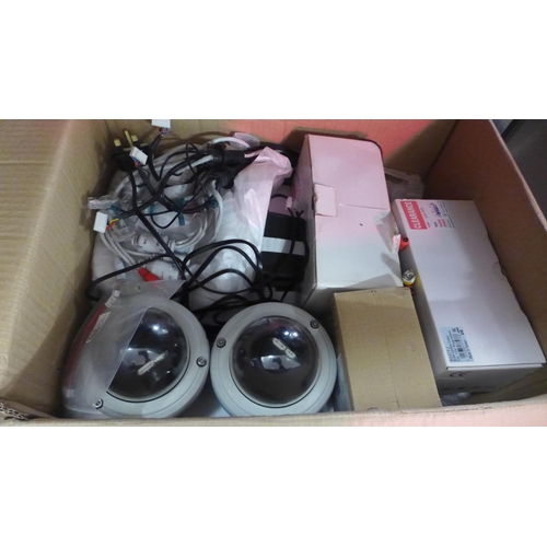 2146 - A large amount of home security and CCTV equipment including Hik Vision 7200 series turbo HD DVR, Ho... 