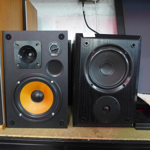 2164 - Two pairs of book shelf speakers - Eltak Symphony 4 and Aiwa SC-50