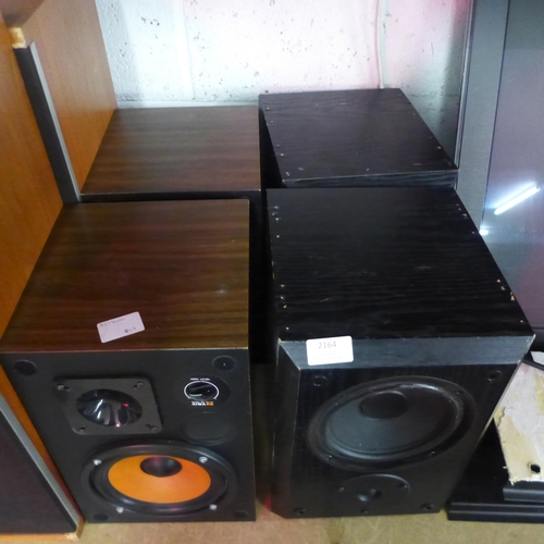 2164 - Two pairs of book shelf speakers - Eltak Symphony 4 and Aiwa SC-50
