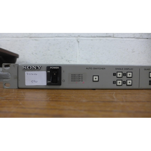 2196 - A Sony (YS-Q430) quad switcher unit