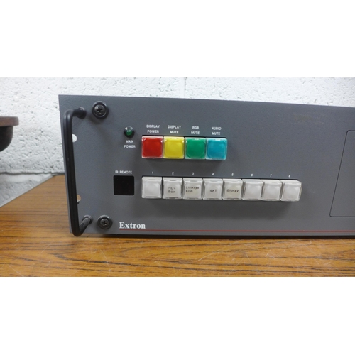 2198 - An Extron System 8 plus 300 MHz video bandwidth universal projector switch unit