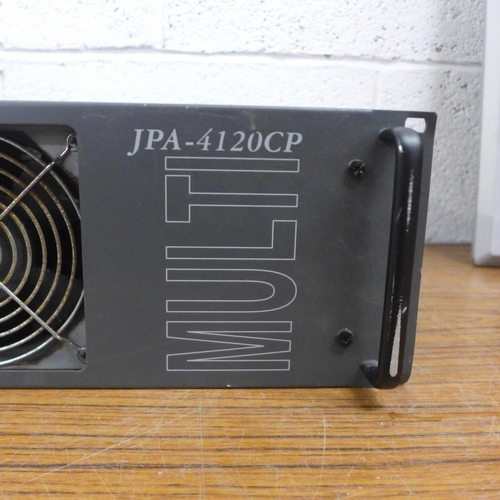 2203 - A Jedia (JPA-4120CP) 4 channel PA power amplifier