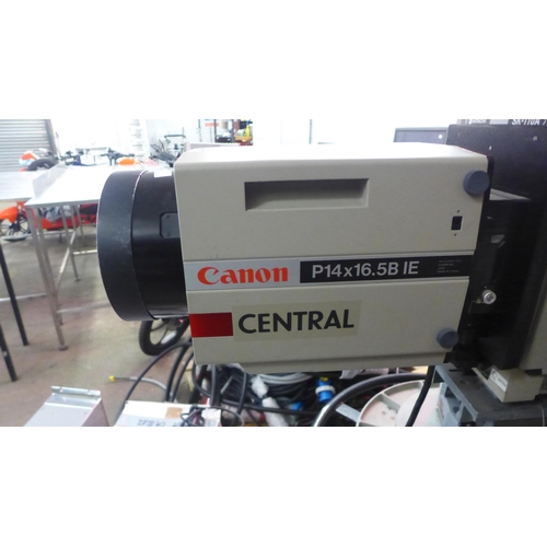 2207 - A Hitachi SK-110A TV broadcasting camera with a W. Vinten Ltd. pneumatic camera dolly (37021094), Hi... 