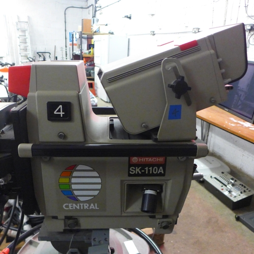 2207 - A Hitachi SK-110A TV broadcasting camera with a W. Vinten Ltd. pneumatic camera dolly (37021094), Hi... 