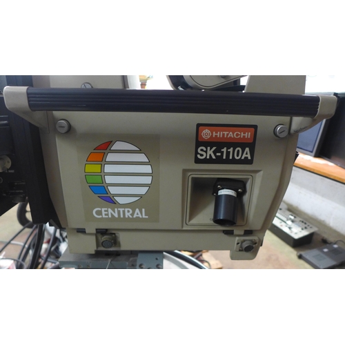 2207 - A Hitachi SK-110A TV broadcasting camera with a W. Vinten Ltd. pneumatic camera dolly (37021094), Hi... 