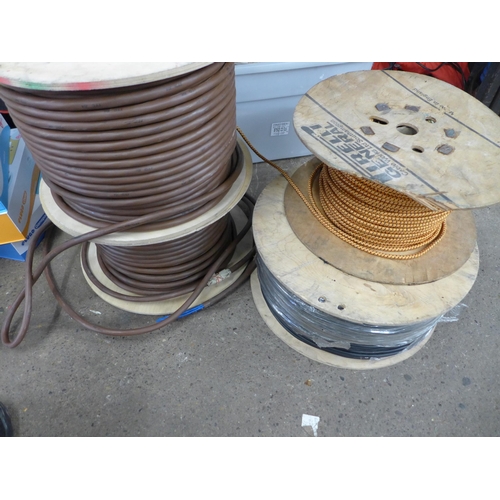 2264 - 12 reels of assrted electrical wire