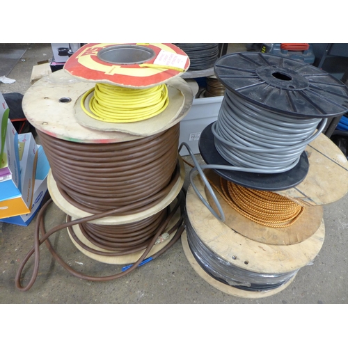 2264 - 12 reels of assrted electrical wire