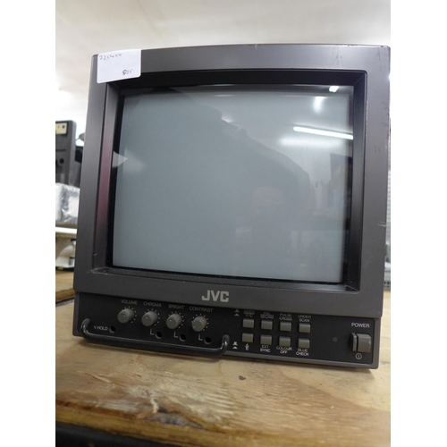 2271 - Two JVC (TM-1000PS) colour video display monitors