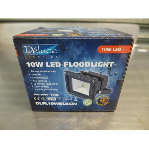 2303 - A box of assorted lighting including Mi Led spotlight, LED string lights, LED spotlights, LED infra ... 