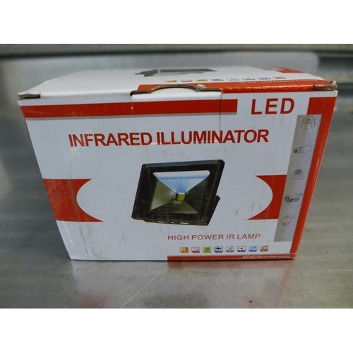 2303 - A box of assorted lighting including Mi Led spotlight, LED string lights, LED spotlights, LED infra ... 