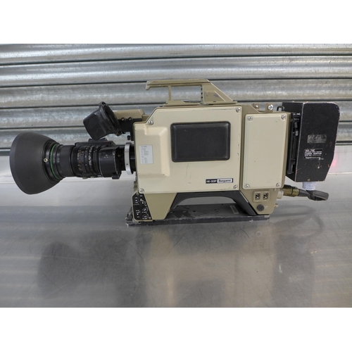 2312 - An Ikegami HK-323P TV broadcasting colour video camera with a Canon HL79E J13X9B3 13x zoom lens