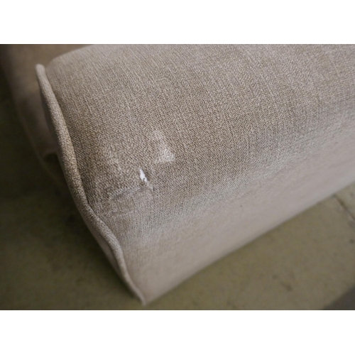 1545 - A mink upholstered two seater sofa