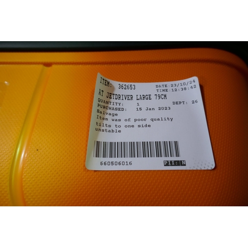 3355 - American Tourister Jetdriver Orange Large 79cm  4 Wheel Spinner Hardside Suitcase (317-14) *This lot... 