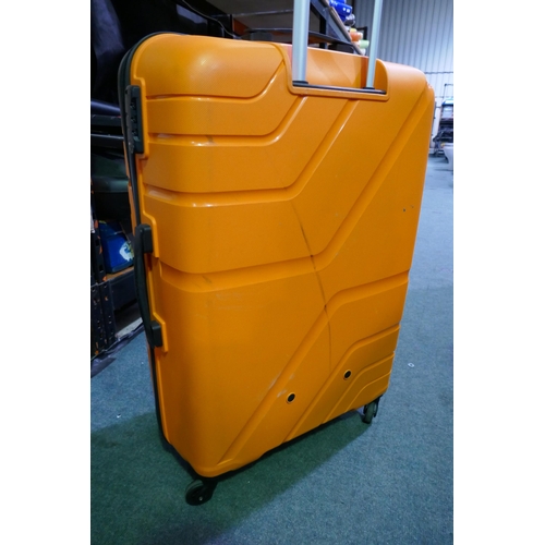 3355 - American Tourister Jetdriver Orange Large 79cm  4 Wheel Spinner Hardside Suitcase (317-14) *This lot... 