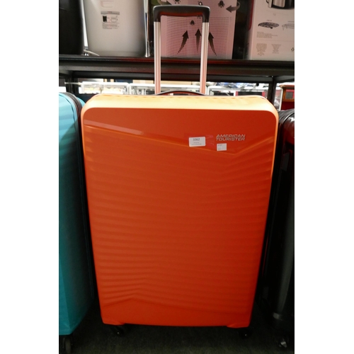 3362 - American Tourister Jetdriver Orange Large 79cm  4 Wheel Spinner Hardside Suitcase (317-189) *This lo... 