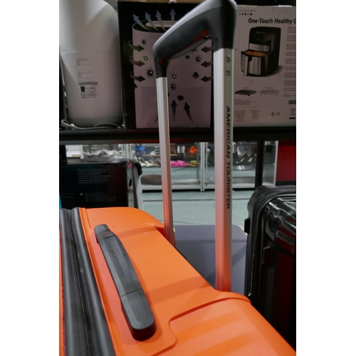 3362 - American Tourister Jetdriver Orange Large 79cm  4 Wheel Spinner Hardside Suitcase (317-189) *This lo... 