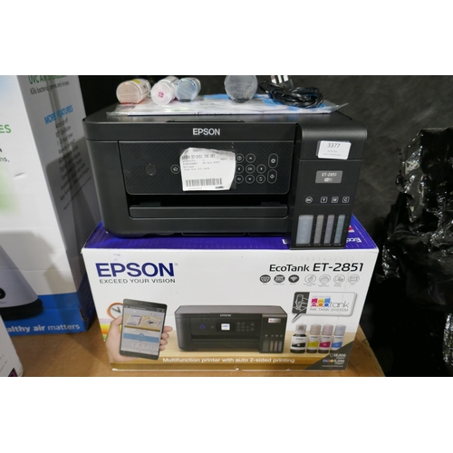 3377 - Epson Et-2851 Ink Jet Printer, Original RRP £199.99 + VAT (317-18) *This lot is subject to VAT