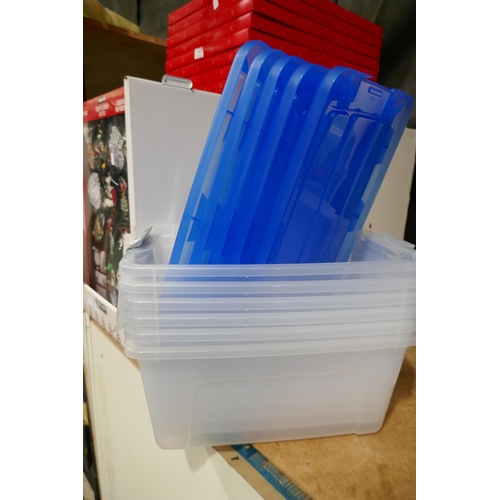 3391 - Kirkland Signature Foil (45Cm X 100M) and Iris 15L Storage Boxes  (317-4,9) *This lot is subject to ... 